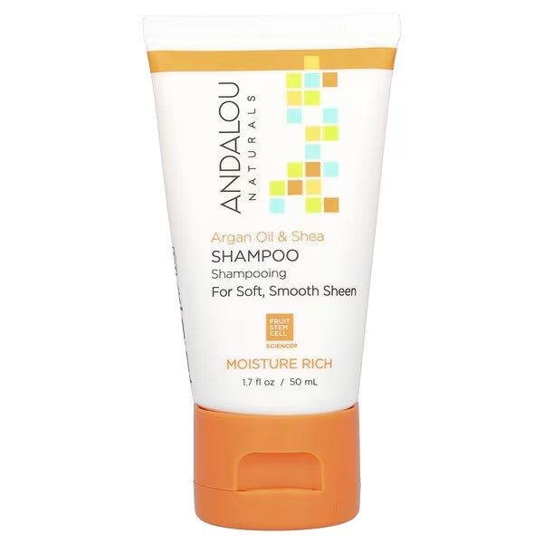 Andalou Naturals, Shampoo, Argan Oil & Shea (50 ml)