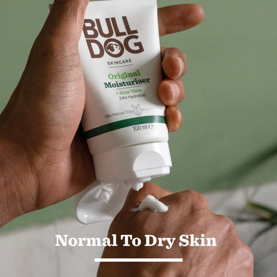 Bulldog Skincare For Men, Original Moisturizer + Aloe Vera (100 ml)