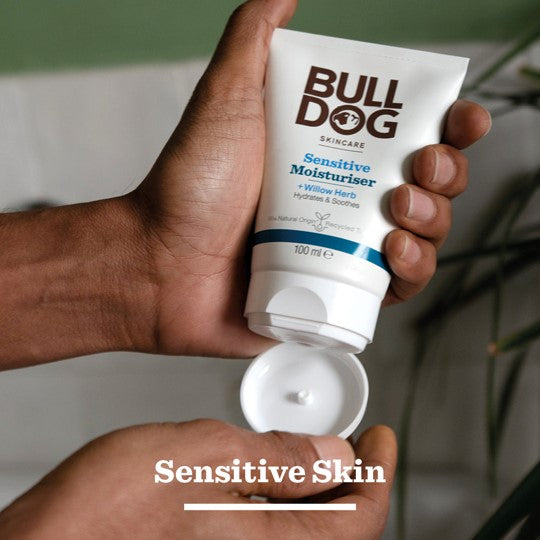 Bulldog Skincare For Men, Sensitive Moisturizer, Fragrance Free (100 ml)