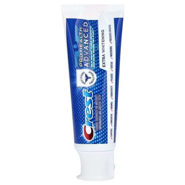 Crest, Pro Health Advanced, Fluoride Toothpaste, Extra Whitening, 99 g