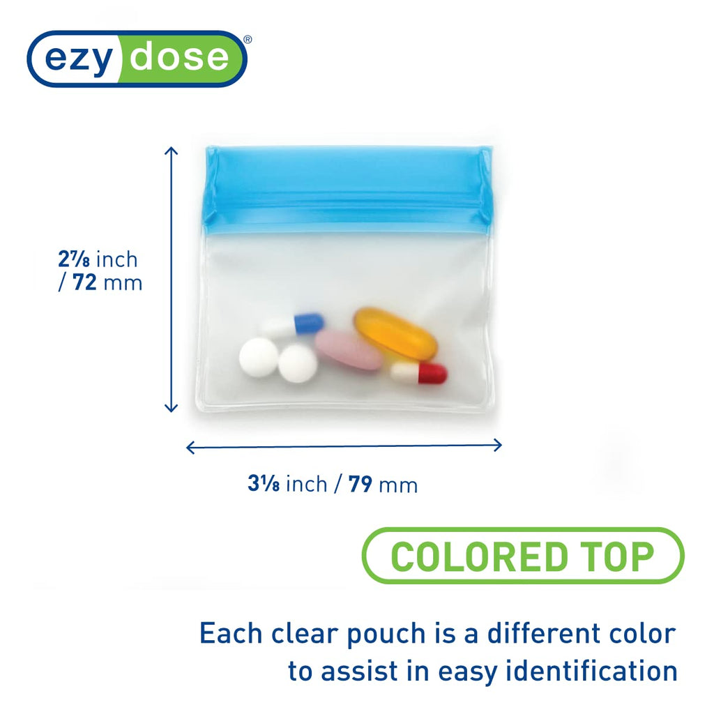 Ezy Dose, 7-Day Pill Pouch Set, 1 Set