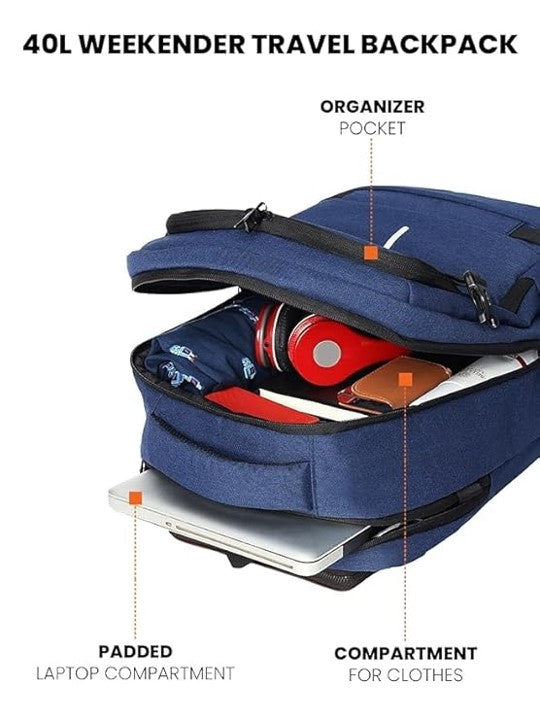 Fur Jaden Travel Backpack with Anti Theft Pocket