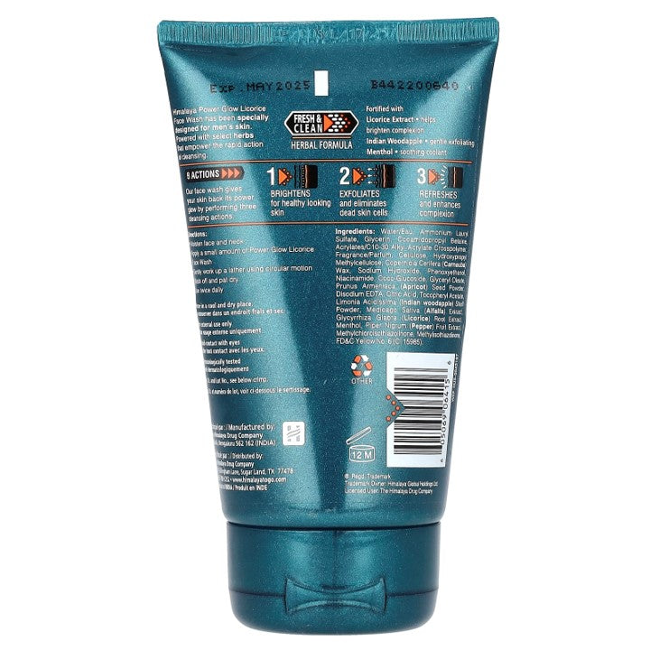 Himalaya, Men, Power Glow, Licorice Face Wash (100 ml)