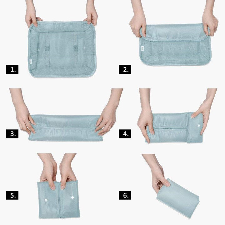 Lazer Polyester Travel Organizer Bag set of 7