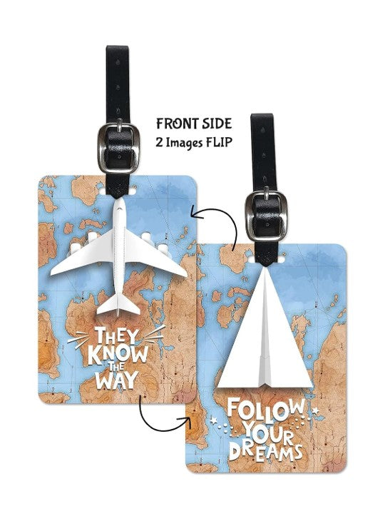 3D Luggage Tag Pack of 2