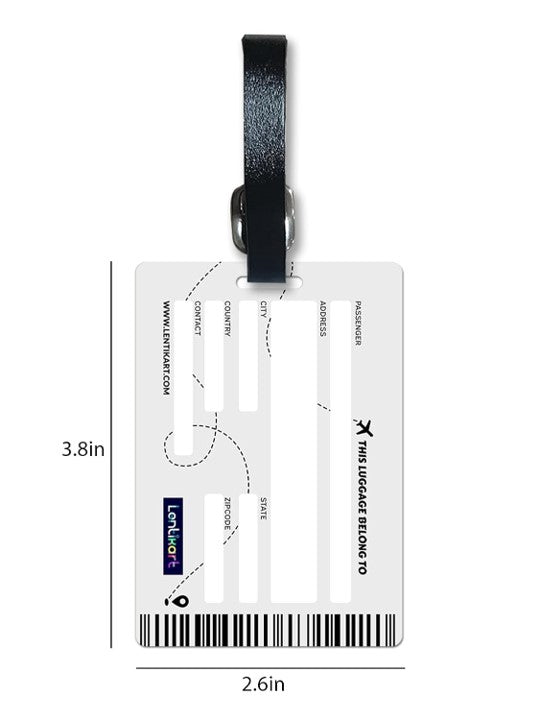 3D Luggage Tag Pack of 2