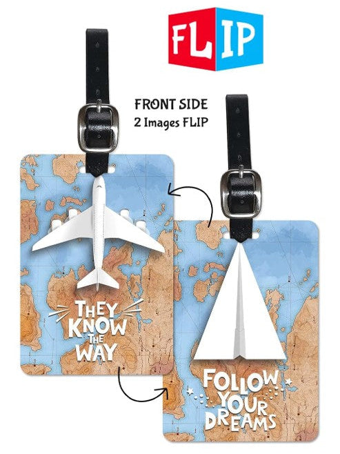 3D Luggage Tag Pack of 2