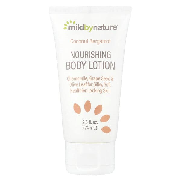 Mild By Nature, Nourishing Body Lotion, Coconut Bergamot, (74 ml)
