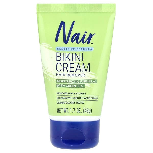 Nair Bikini Cream Hair Remover sensitive formula, (48 g)