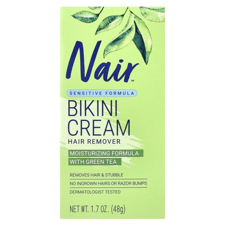 Nair Bikini Cream Hair Remover sensitive formula, (48 g)
