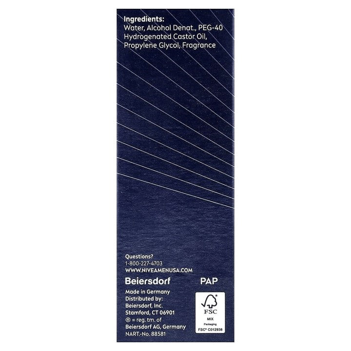 Nivea, Men, Deep Comforting After Shave, Vanilla & Bourbon (100 ml)