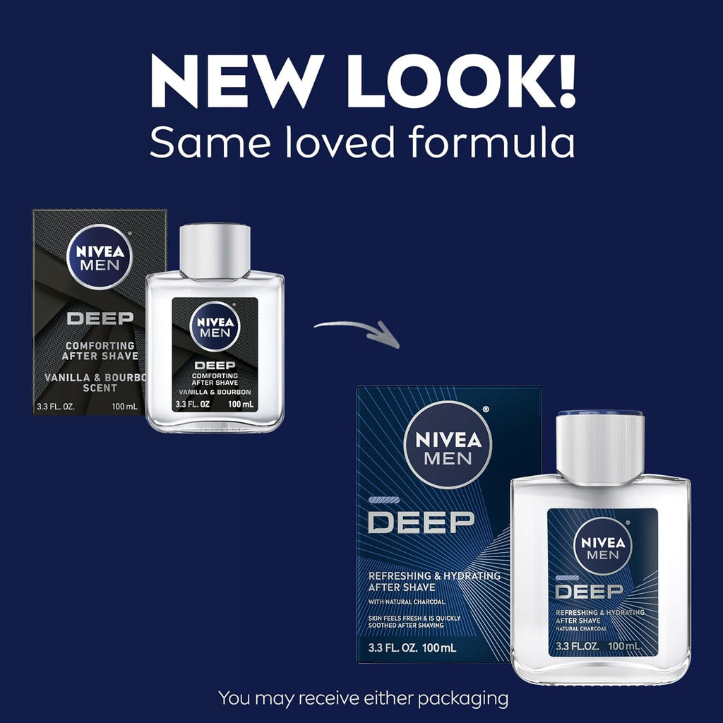 Nivea, Men, Deep Comforting After Shave, Vanilla & Bourbon (100 ml)