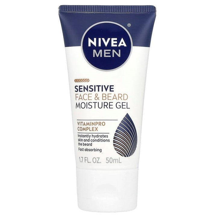 Nivea, Men, Sensitive Face & Beard Moisture Gel (50 ml)