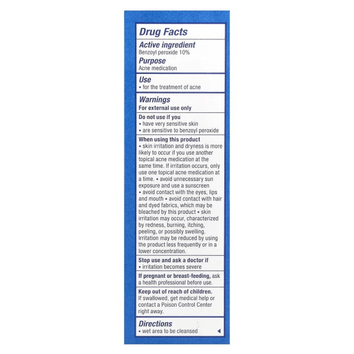 PanOxyl, Acne Foaming Wash, For Face & Body, Maximum Strength (28 g)