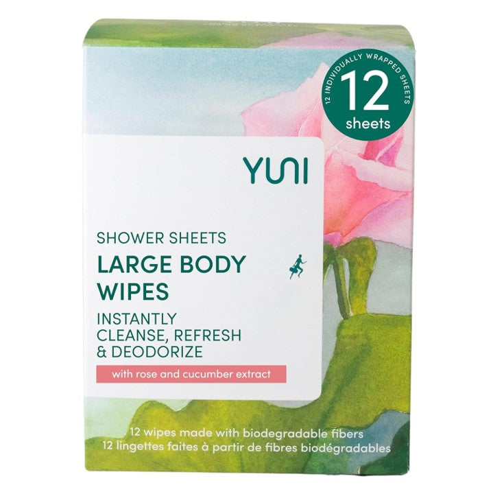 Yuni Beauty, Shower Sheet, 12 Wipes