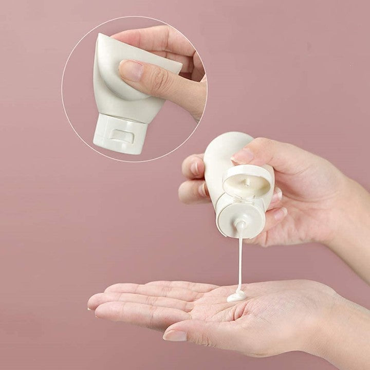 Zephorus 3pcs 60ml Travel Bottles Plastic Travel Containers