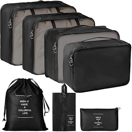 Lazer Polyester Travel Organizer Bag set of 7