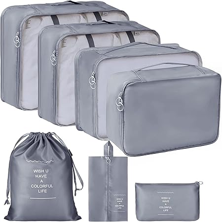 Lazer Polyester Travel Organizer Bag set of 7